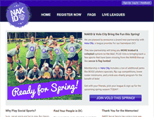 Tablet Screenshot of dc.playnakid.com